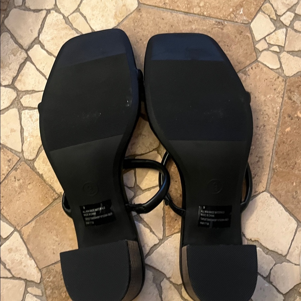 A New Day Black Heeled Sandals Bundle - Picture 6 of 6